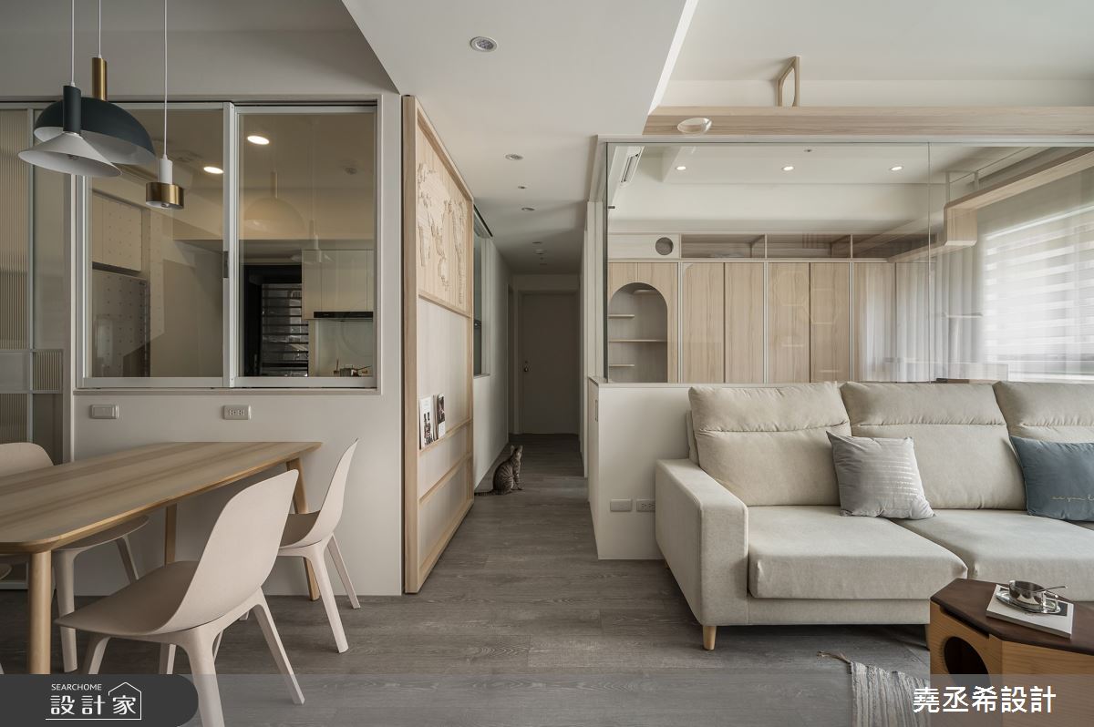 27坪新成屋(5年以下)＿北歐風客廳案例圖片＿堯丞希設計＿堯丞希_60之9