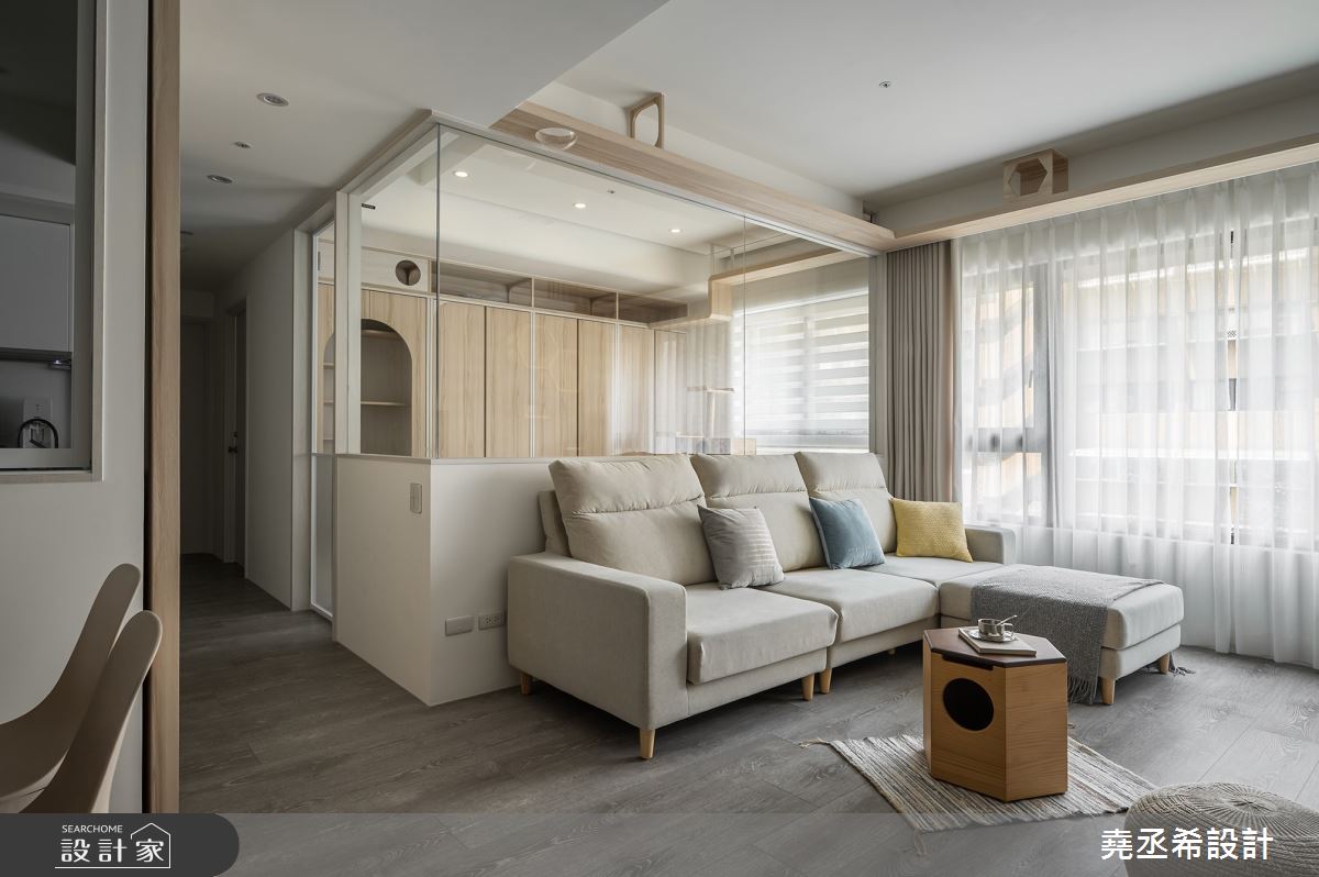 27坪新成屋(5年以下)＿北歐風客廳案例圖片＿堯丞希設計＿堯丞希_60之11