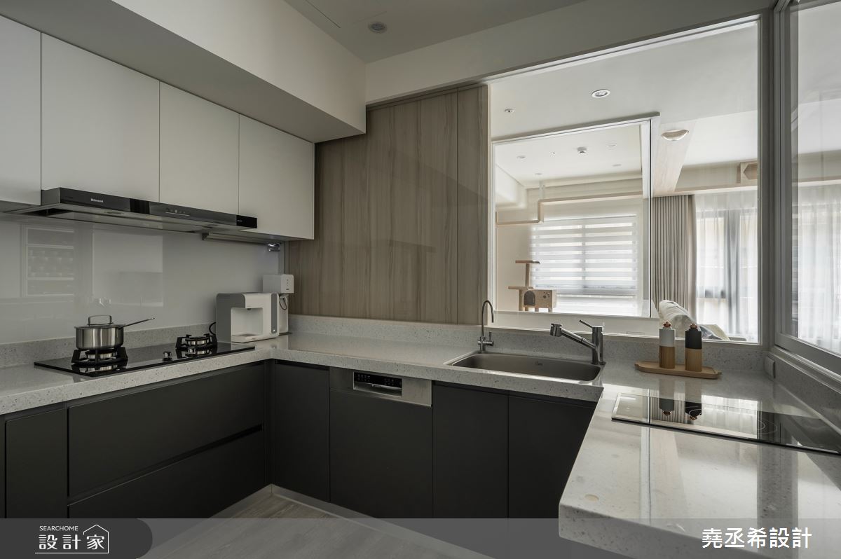 27坪新成屋(5年以下)＿北歐風廚房案例圖片＿堯丞希設計＿堯丞希_60之19