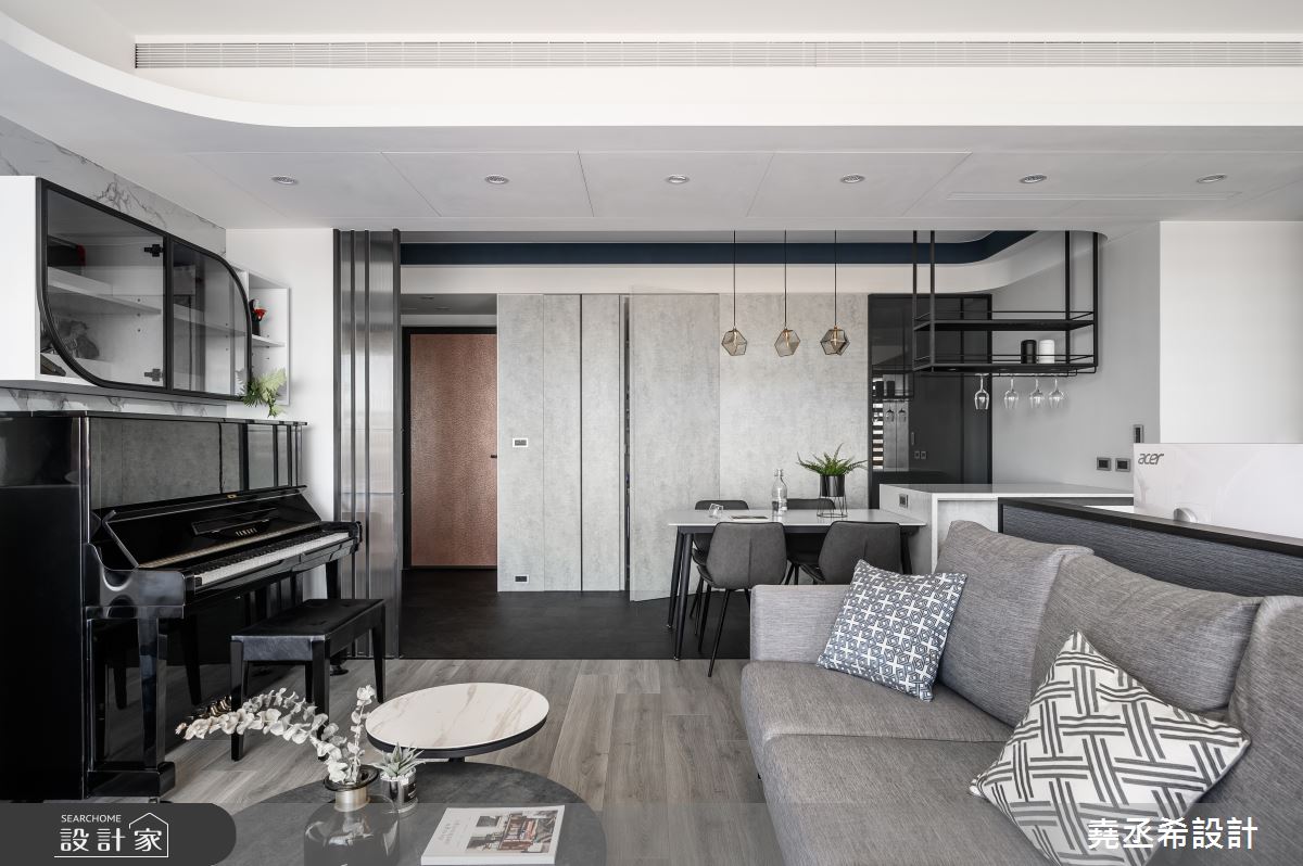35坪新成屋(5年以下)＿現代風客廳案例圖片＿堯丞希設計＿堯丞希_61之11