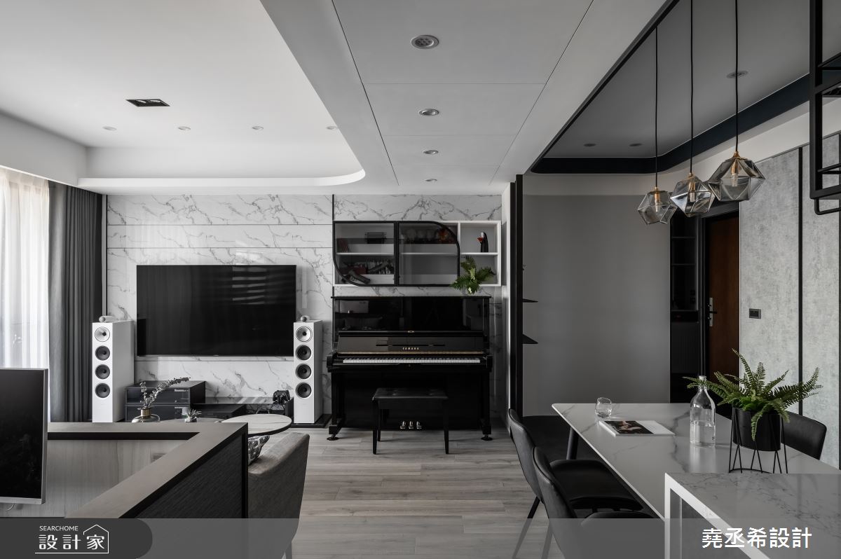 35坪新成屋(5年以下)＿現代風客廳案例圖片＿堯丞希設計＿堯丞希_61之12