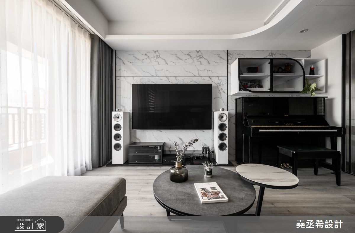 35坪新成屋(5年以下)＿現代風客廳案例圖片＿堯丞希設計＿堯丞希_61之13