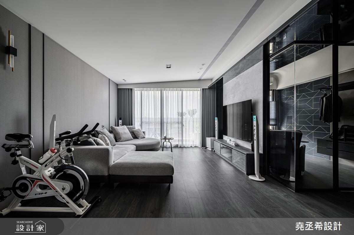 33坪新成屋(5年以下)＿現代飯店風客廳案例圖片＿堯丞希設計＿堯丞希_62之1