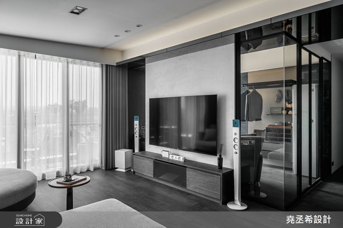 33坪新成屋(5年以下)＿現代飯店風客廳案例圖片＿堯丞希設計＿堯丞希_62之13