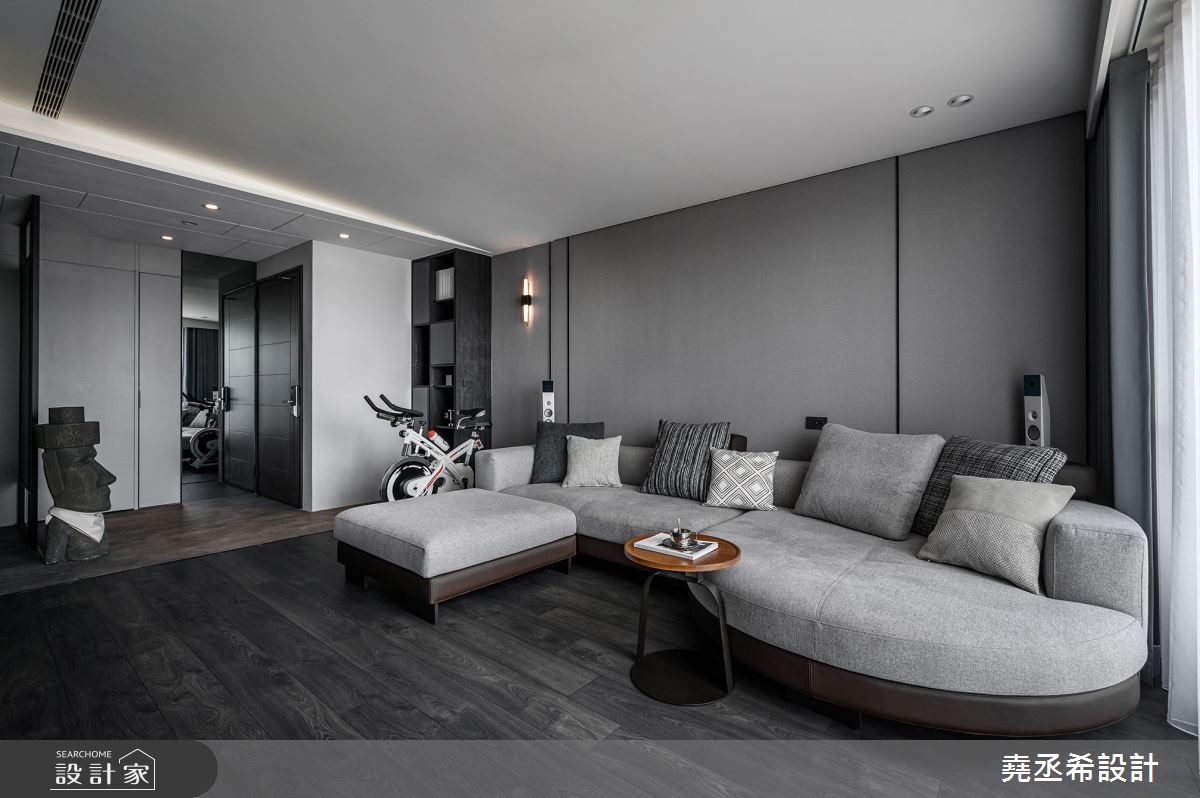 33坪新成屋(5年以下)＿現代飯店風客廳案例圖片＿堯丞希設計＿堯丞希_62之10