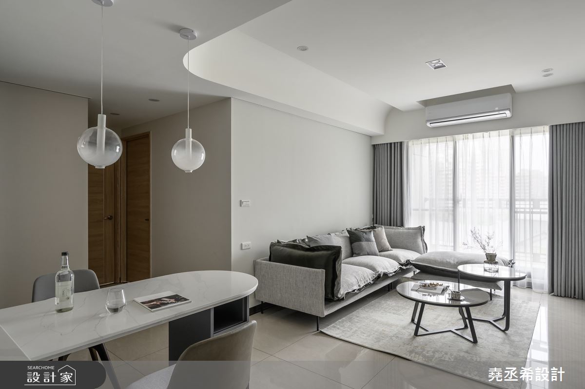 24坪新成屋(5年以下)＿簡約風客廳案例圖片＿堯丞希設計＿堯丞希_65之3