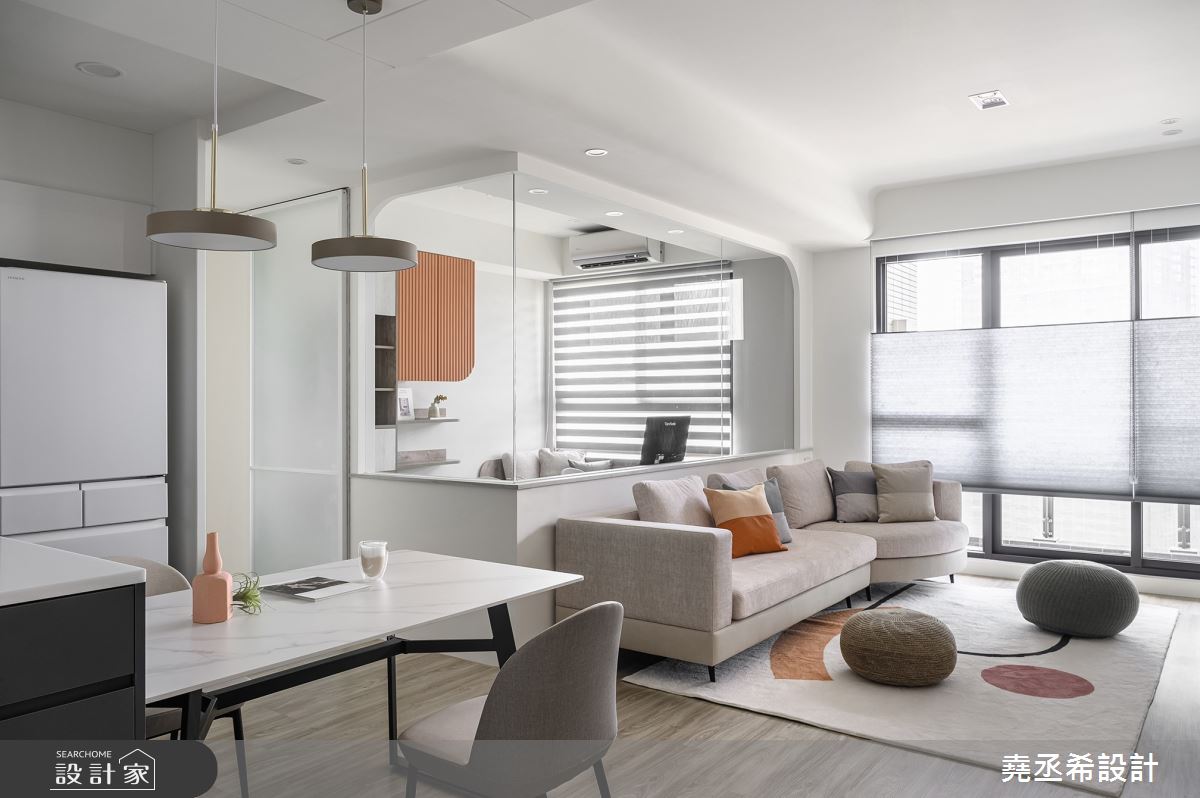 29坪新成屋(5年以下)＿北歐風客廳案例圖片＿堯丞希設計＿堯丞希_66之9