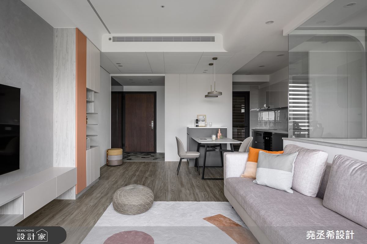 29坪新成屋(5年以下)＿北歐風客廳案例圖片＿堯丞希設計＿堯丞希_66之11