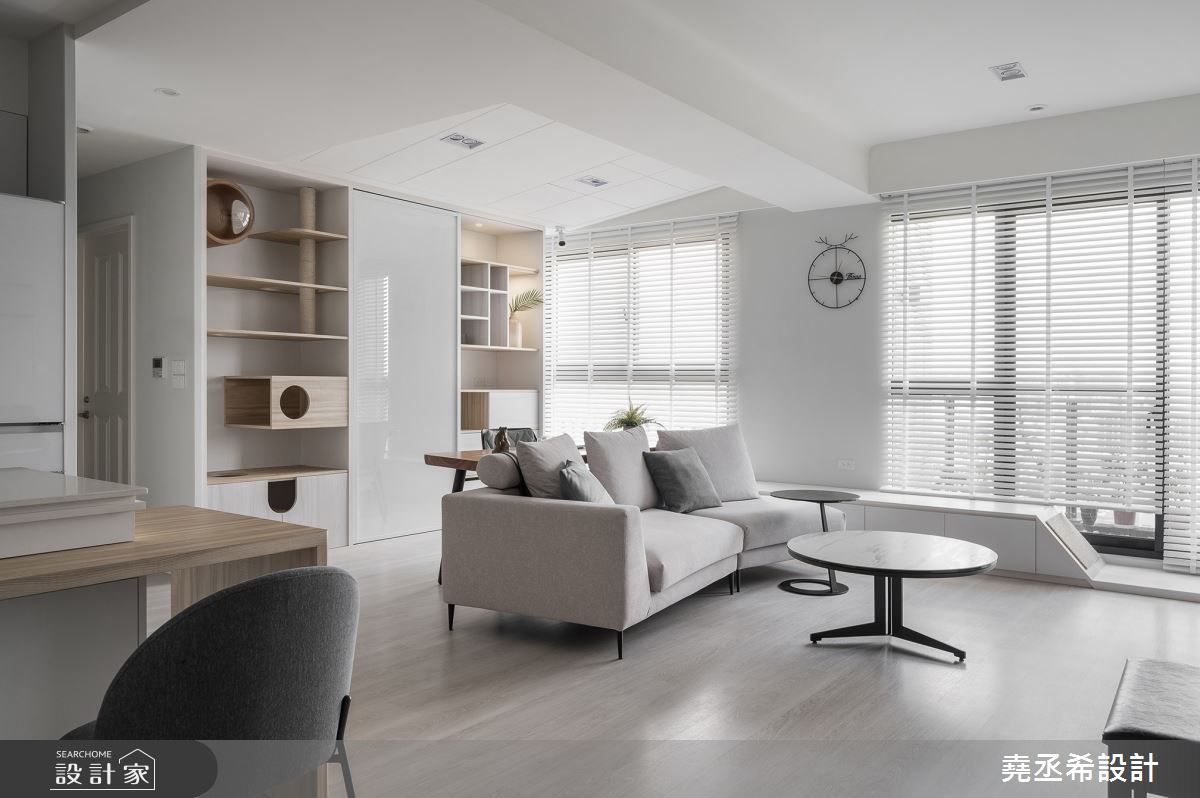 32坪新成屋(5年以下)＿現代北歐客廳書房工作區寵物案例圖片＿堯丞希設計＿堯丞希_67之3