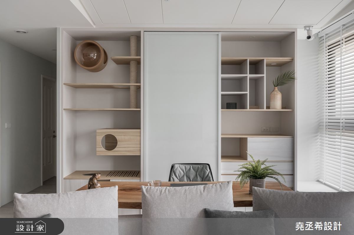 32坪新成屋(5年以下)＿現代北歐書房工作區寵物案例圖片＿堯丞希設計＿堯丞希_67之4