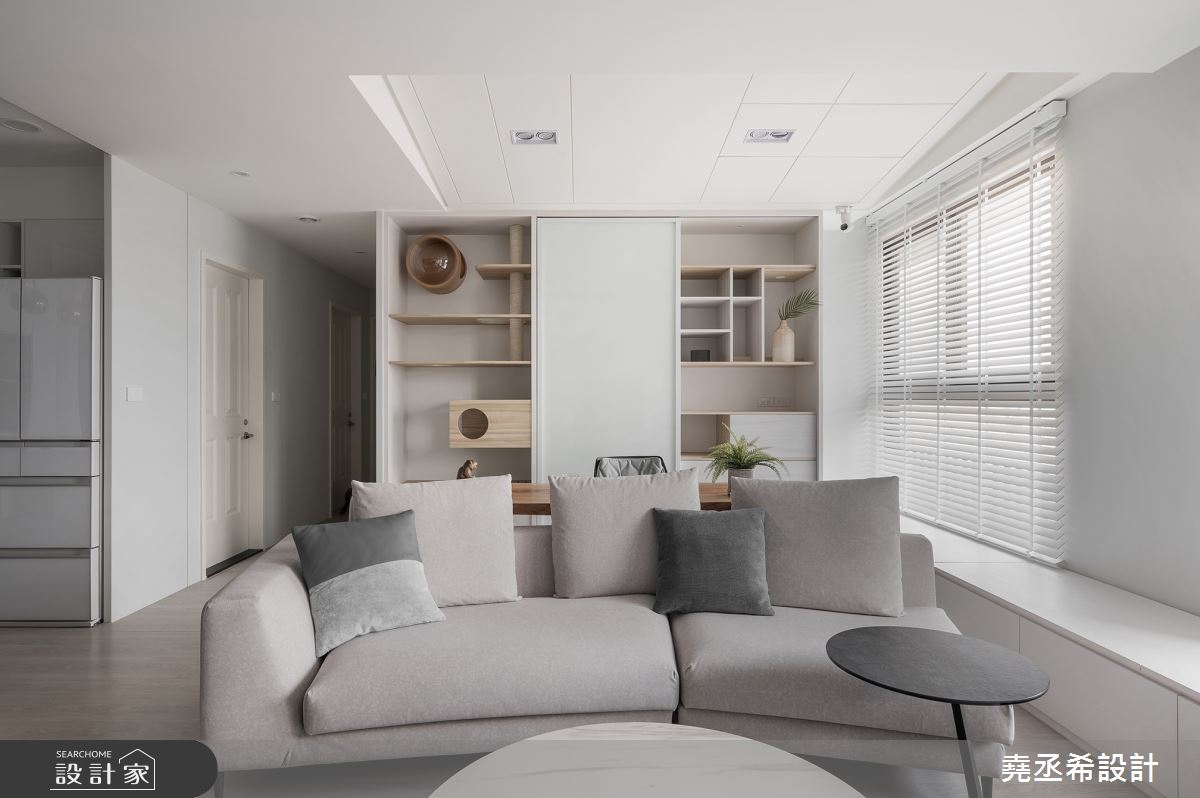 32坪新成屋(5年以下)＿現代北歐客廳書房工作區寵物案例圖片＿堯丞希設計＿堯丞希_67之10