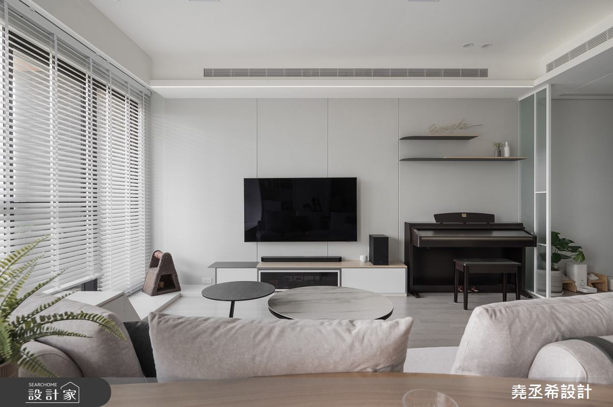 32坪新成屋(5年以下)＿現代北歐客廳案例圖片＿堯丞希設計＿堯丞希_67之15