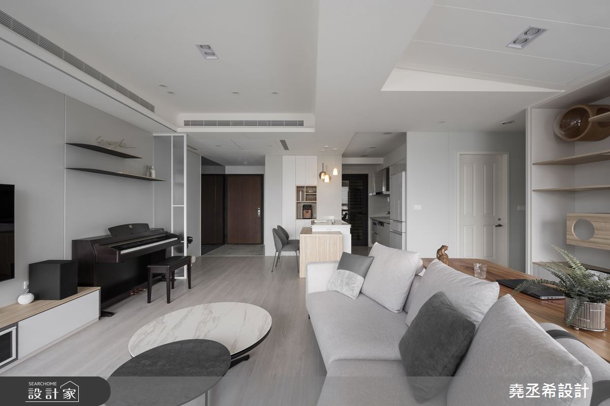 32坪新成屋(5年以下)＿現代北歐玄關客廳餐廳廚房書房工作區案例圖片＿堯丞希設計＿堯丞希_67之19