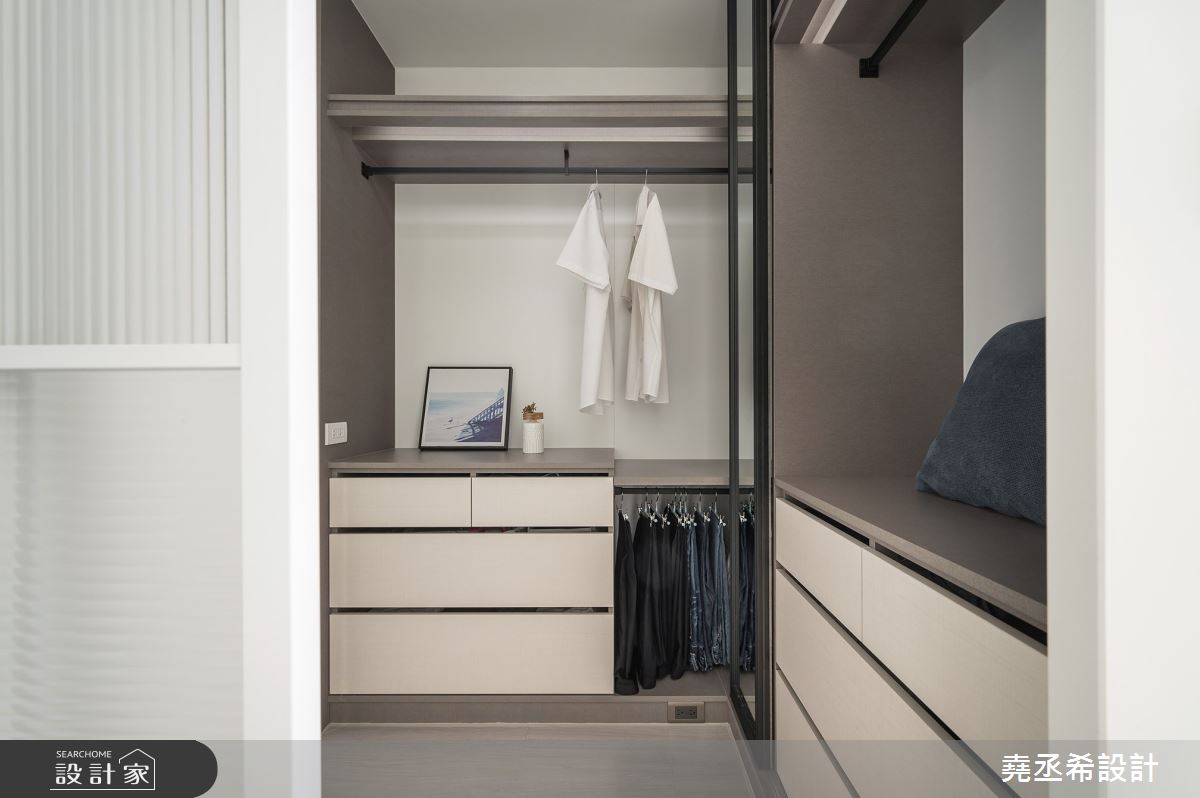 32坪新成屋(5年以下)＿現代北歐更衣間案例圖片＿堯丞希設計＿堯丞希_67之30
