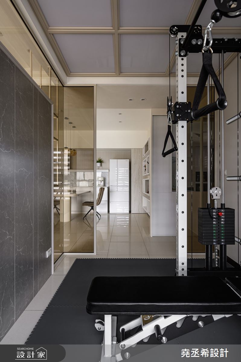 30坪新成屋(5年以下)＿現代北歐風餐廳家庭健身房案例圖片＿堯丞希設計＿堯丞希_69之188