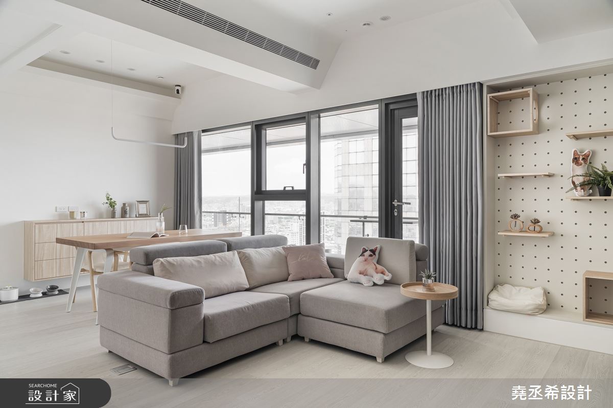 26坪新成屋(5年以下)＿現代北歐風客廳餐廳寵物案例圖片＿堯丞希設計＿堯丞希_73之7