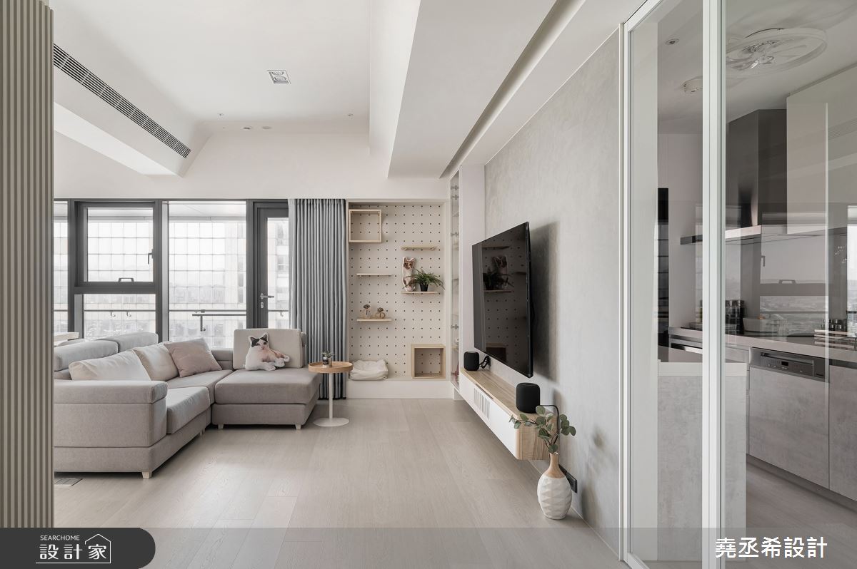 26坪新成屋(5年以下)＿現代北歐風客廳廚房寵物案例圖片＿堯丞希設計＿堯丞希_73之9