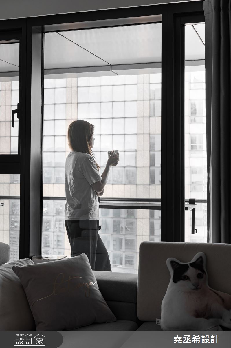 26坪新成屋(5年以下)＿現代北歐風客廳陽台案例圖片＿堯丞希設計＿堯丞希_73之12