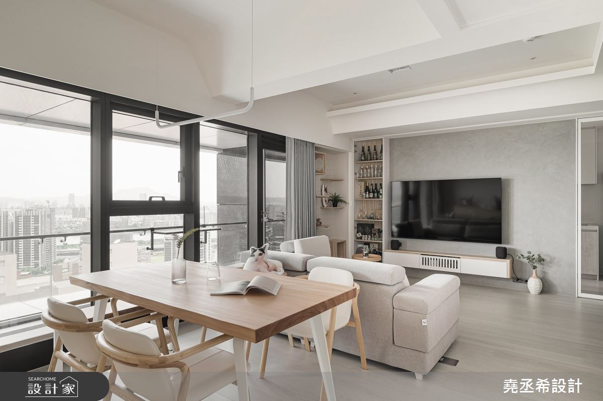 26坪新成屋(5年以下)＿現代北歐風客廳餐廳陽台案例圖片＿堯丞希設計＿堯丞希_73之13