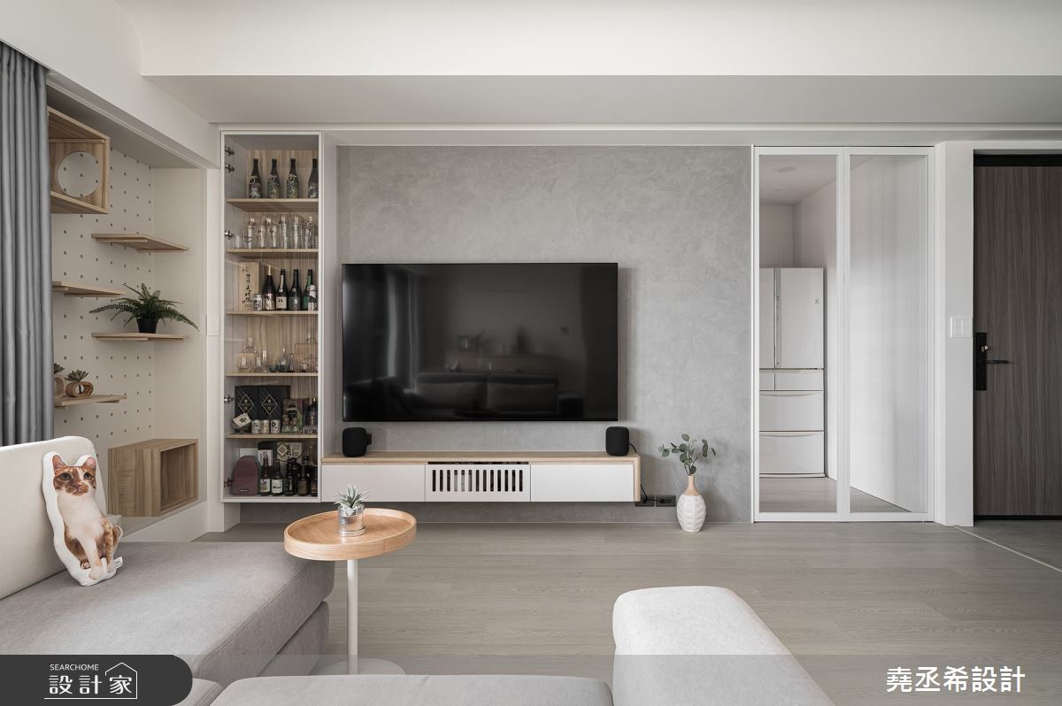 26坪新成屋(5年以下)＿現代北歐風客廳案例圖片＿堯丞希設計＿堯丞希_73之16