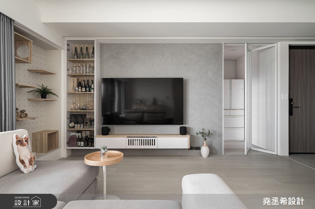 26坪新成屋(5年以下)＿現代北歐風客廳廚房寵物案例圖片＿堯丞希設計＿堯丞希_73之17