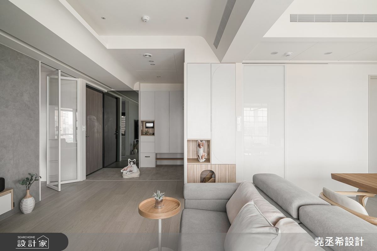 26坪新成屋(5年以下)＿現代北歐風玄關客廳寵物案例圖片＿堯丞希設計＿堯丞希_73之19