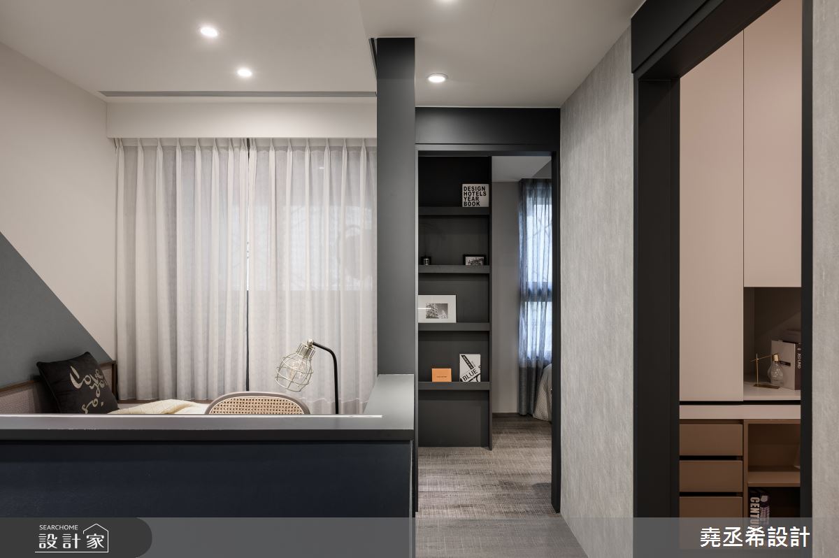 12坪新成屋(5年以下)＿飯店風書房工作區案例圖片＿堯丞希設計＿堯丞希_75之10