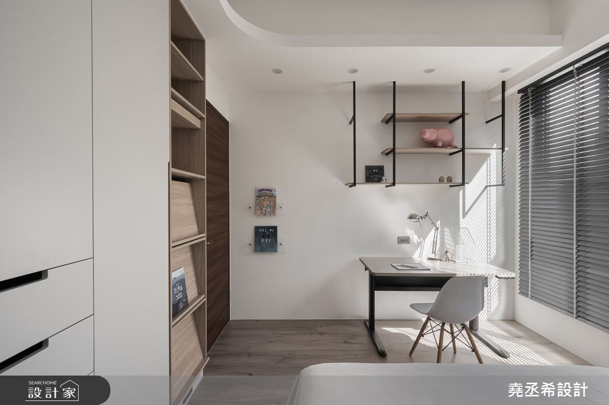 60坪新成屋(5年以下)＿英倫風臥室案例圖片＿堯丞希設計＿堯丞希_76之15