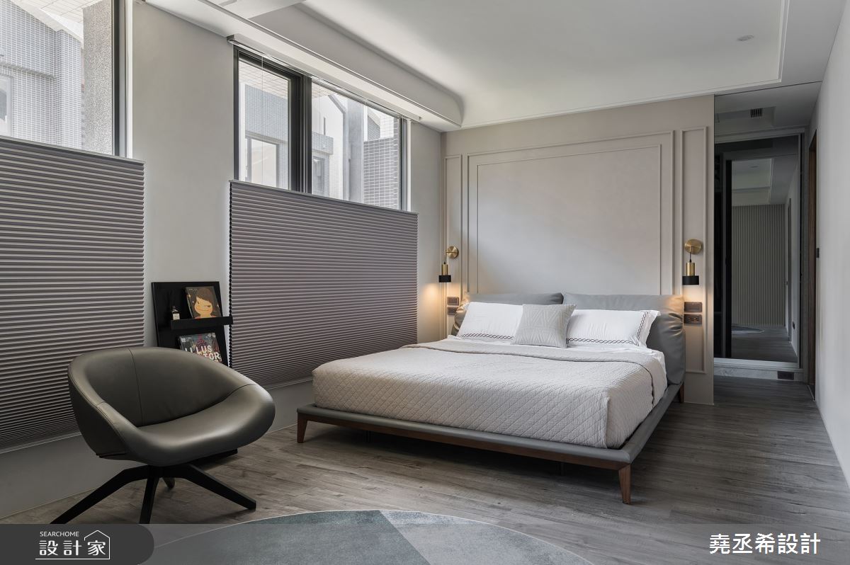 60坪新成屋(5年以下)＿英倫風臥室案例圖片＿堯丞希設計＿堯丞希_76之10