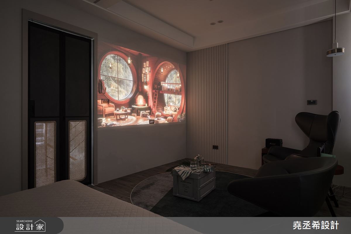 60坪新成屋(5年以下)＿英倫風臥室案例圖片＿堯丞希設計＿堯丞希_76之12