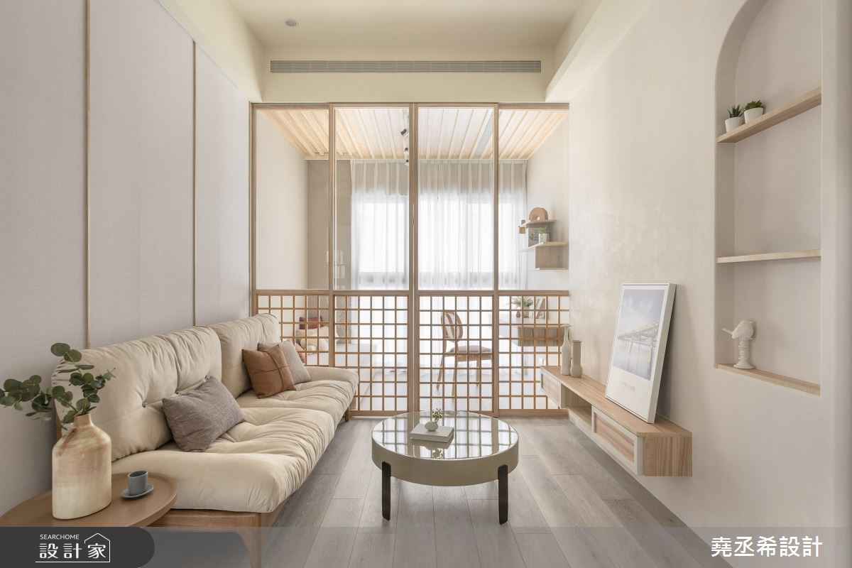 20坪新成屋(5年以下)＿日式和風客廳案例圖片＿堯丞希設計＿堯丞希_77之1