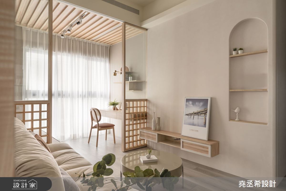 20坪新成屋(5年以下)＿日式和風客廳書房案例圖片＿堯丞希設計＿堯丞希_77之4