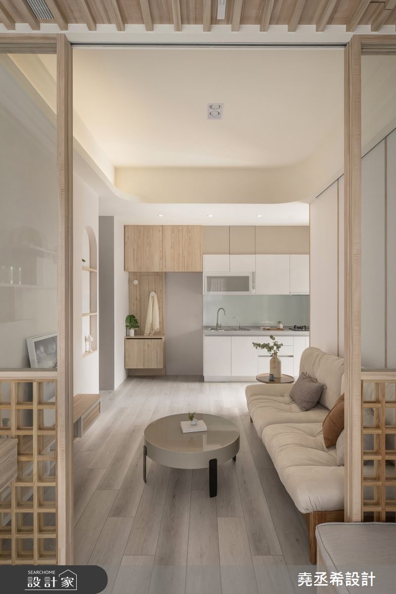 20坪新成屋(5年以下)＿日式和風客廳廚房案例圖片＿堯丞希設計＿堯丞希_77之7