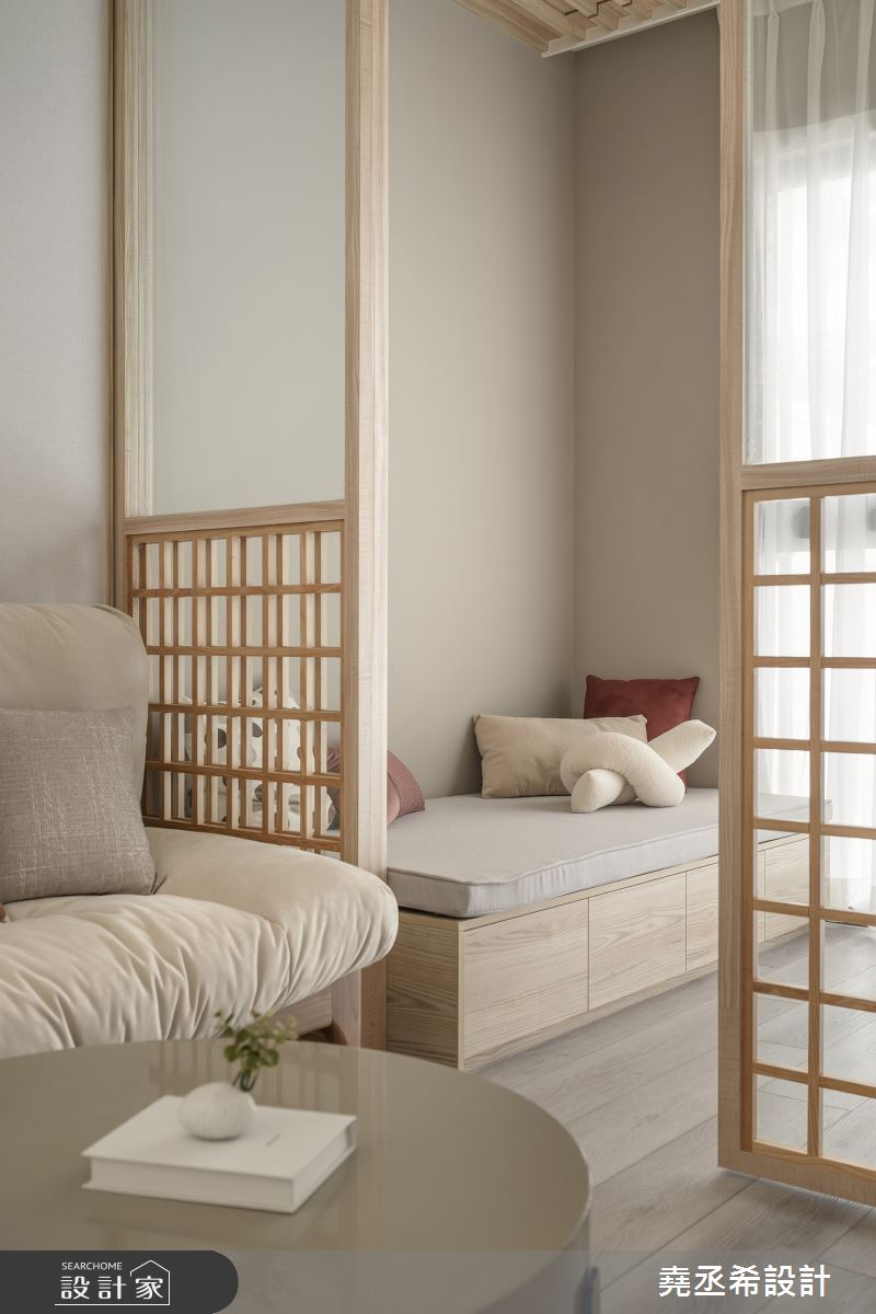 20坪新成屋(5年以下)＿日式和風客廳書房臥榻案例圖片＿堯丞希設計＿堯丞希_77之9