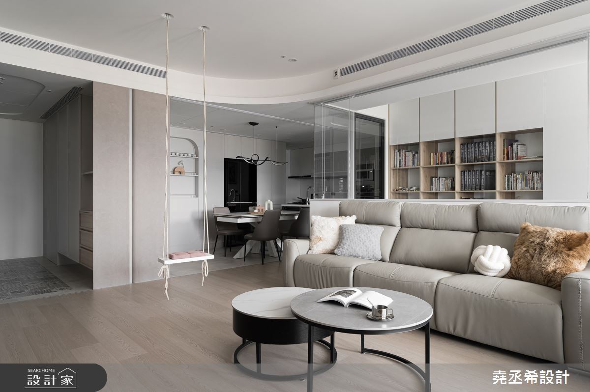38坪新成屋(5年以下)＿現代風玄關客廳餐廳案例圖片＿堯丞希設計＿堯丞希_78之8