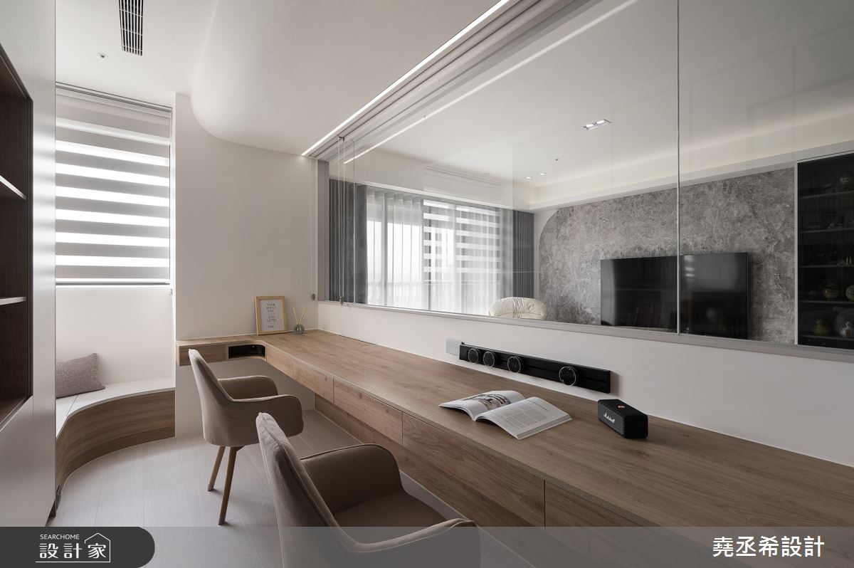 38坪新成屋(5年以下)＿現代風書房臥榻案例圖片＿堯丞希設計＿堯丞希_78之17