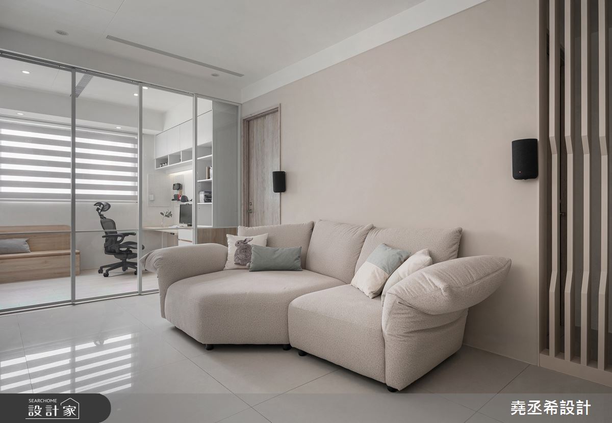 20坪新成屋(5年以下)＿北歐風客廳書房案例圖片＿堯丞希設計＿堯丞希_79之18