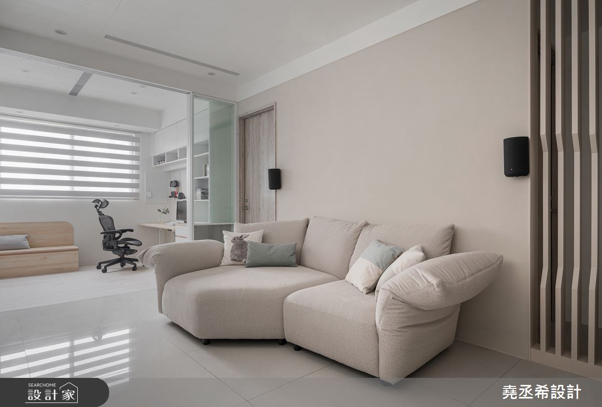 20坪新成屋(5年以下)＿北歐風客廳書房案例圖片＿堯丞希設計＿堯丞希_79之20