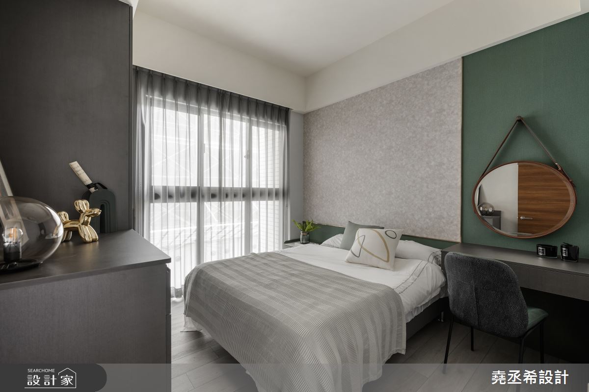 24坪新成屋(5年以下)＿都會叢林風臥室案例圖片＿堯丞希設計＿堯丞希_81之9