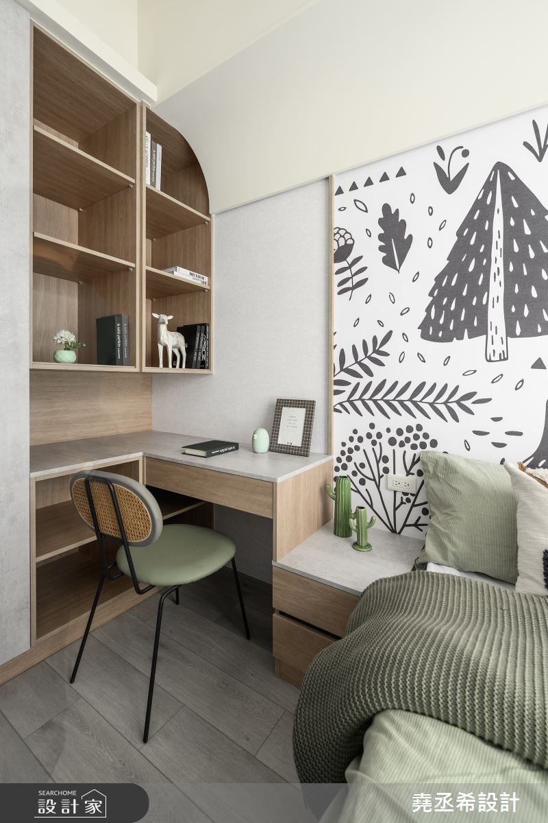 24坪新成屋(5年以下)＿都會叢林風臥室案例圖片＿堯丞希設計＿堯丞希_81之12