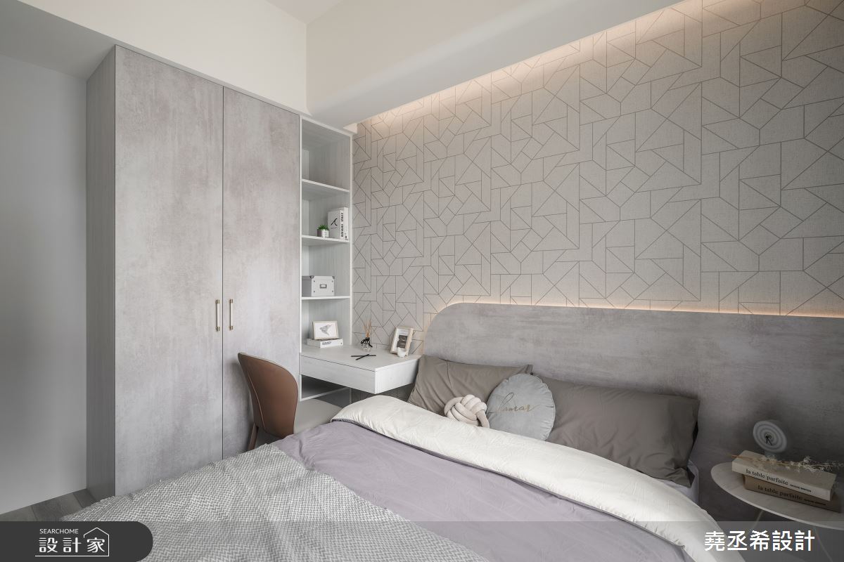 27坪新成屋(5年以下)＿都會叢林風臥室案例圖片＿堯丞希設計＿堯丞希_82之12