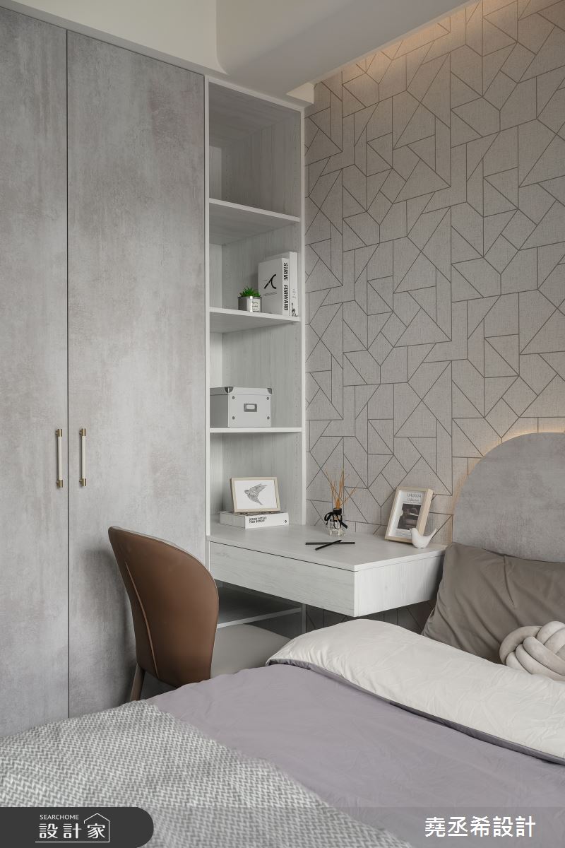 27坪新成屋(5年以下)＿都會叢林風臥室案例圖片＿堯丞希設計＿堯丞希_82之13
