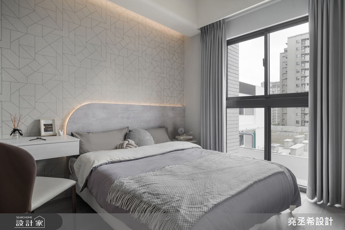 27坪新成屋(5年以下)＿都會叢林風臥室案例圖片＿堯丞希設計＿堯丞希_82之14