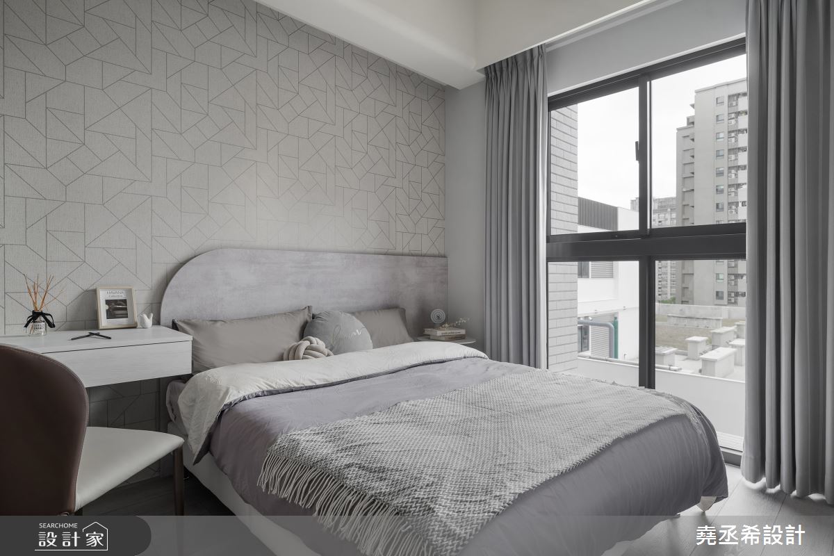 27坪新成屋(5年以下)＿都會叢林風臥室案例圖片＿堯丞希設計＿堯丞希_82之15