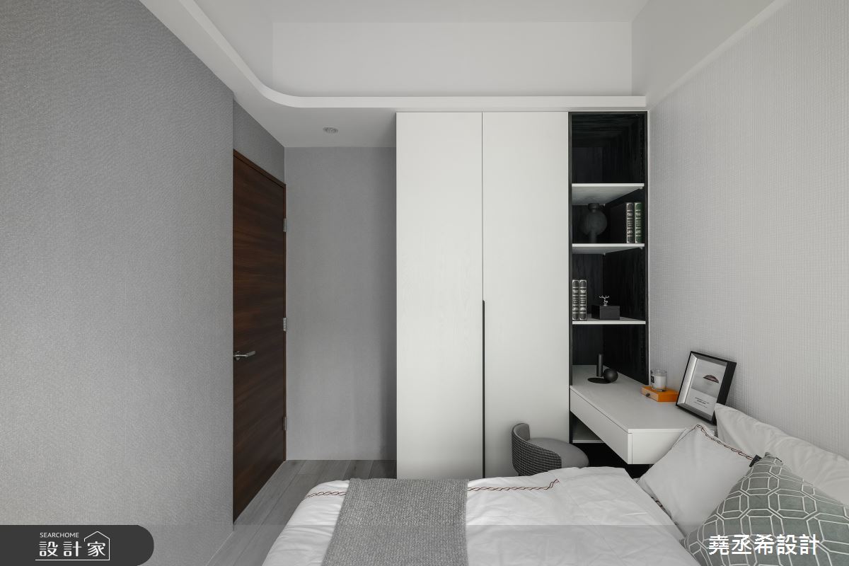 27坪新成屋(5年以下)＿都會叢林風臥室案例圖片＿堯丞希設計＿堯丞希_82之17