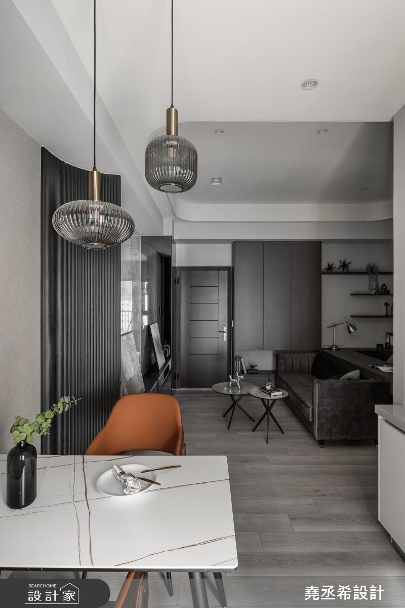 27坪新成屋(5年以下)＿都會叢林風客廳餐廳案例圖片＿堯丞希設計＿堯丞希_82之7