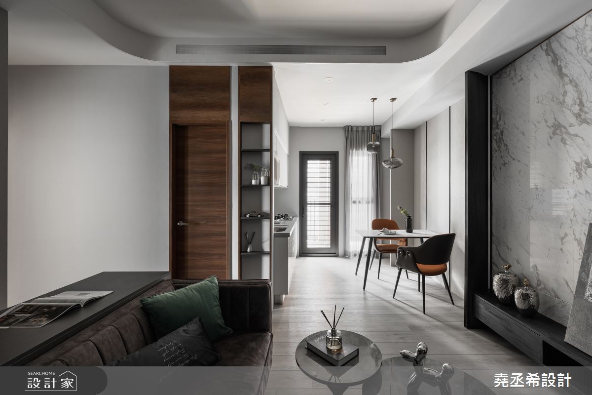 27坪新成屋(5年以下)＿都會叢林風客廳餐廳案例圖片＿堯丞希設計＿堯丞希_82之9