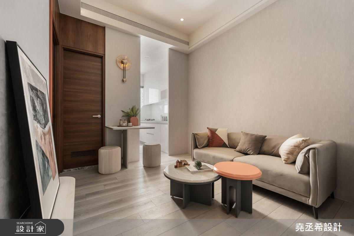 18坪新成屋(5年以下)＿現代混搭風客廳餐廳廚房案例圖片＿堯丞希設計＿堯丞希_83之1