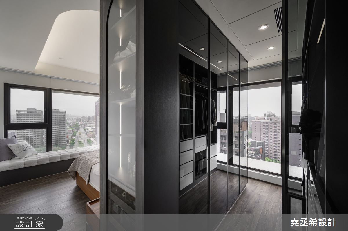 43坪新成屋(5年以下)＿現代風臥室更衣間臥榻案例圖片＿堯丞希設計＿堯丞希_84之26