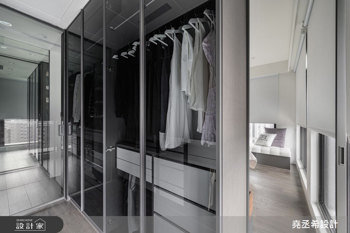 43坪新成屋(5年以下)＿現代風更衣間案例圖片＿堯丞希設計＿堯丞希_84之25